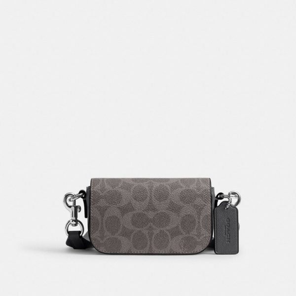 Coach Flap Crossbody Bag In Signature Canvas - Preorder
