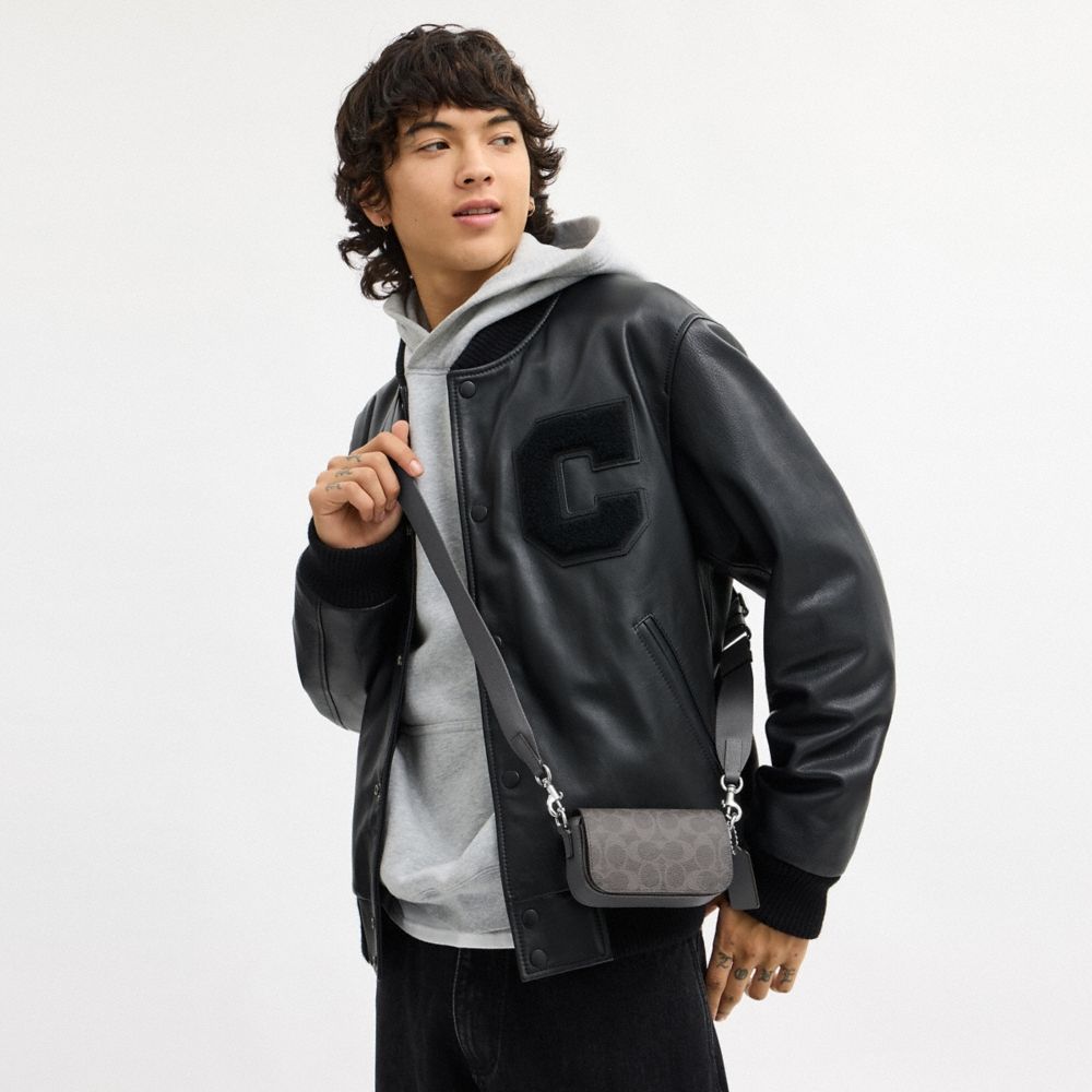 Coach Flap Crossbody Bag In Signature Canvas - Preorder