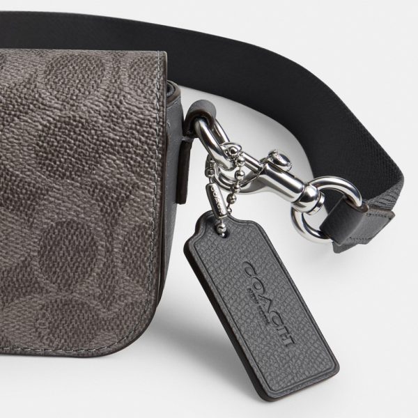 Coach Flap Crossbody Bag In Signature Canvas - Preorder