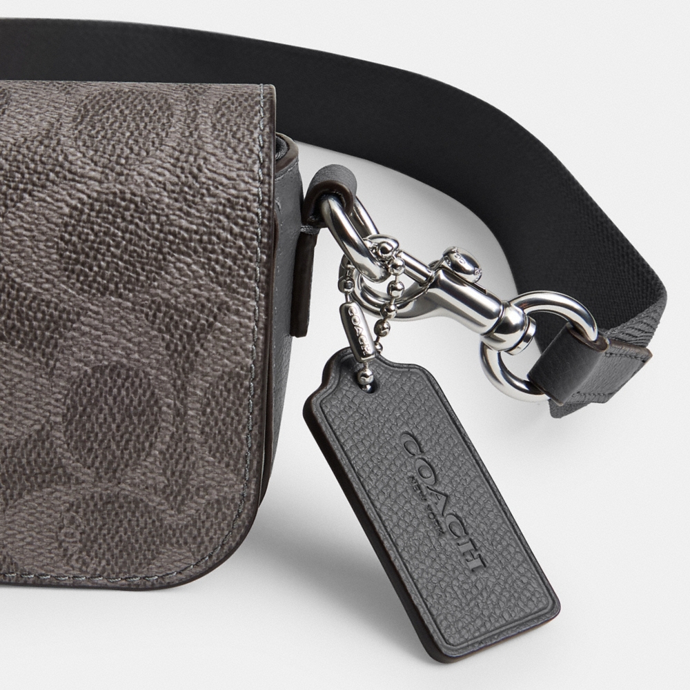 Coach Flap Crossbody Bag In Signature Canvas - Preorder