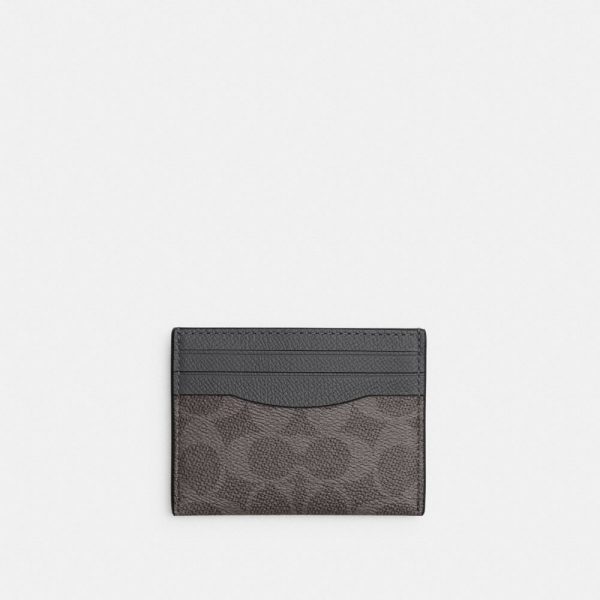 Coach Card Case In Signature Canvas - Preorder
