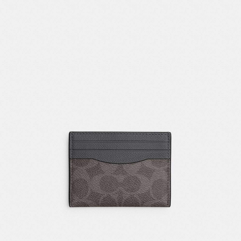 Coach Card Case In Signature Canvas - Preorder