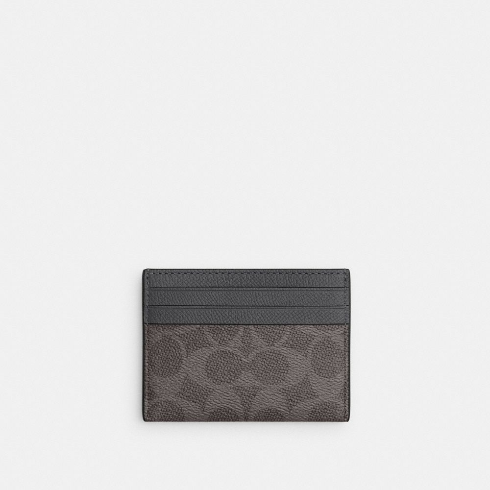 Coach Card Case In Signature Canvas - Preorder
