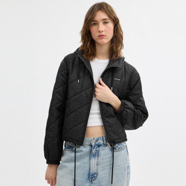 Coach Outlet Quilted Blouson Hoodie - Preorder
