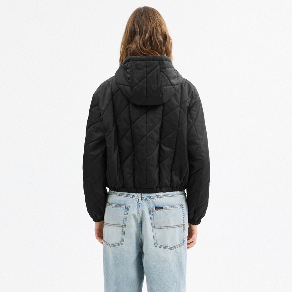 Coach Outlet Quilted Blouson Hoodie - Preorder - Image 3
