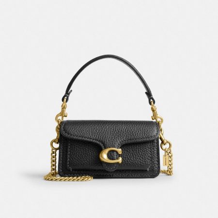 Coach Outlet Tabby Bag Charm - Preorder — Brass/Black