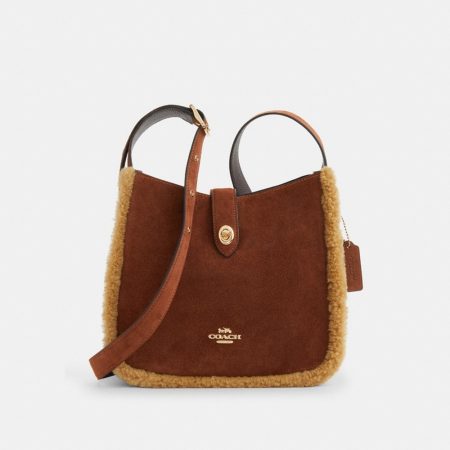 Coach Outlet Hadley Convertible Crossbody Bag - Preorder — Brass/Vintage Brown Multi