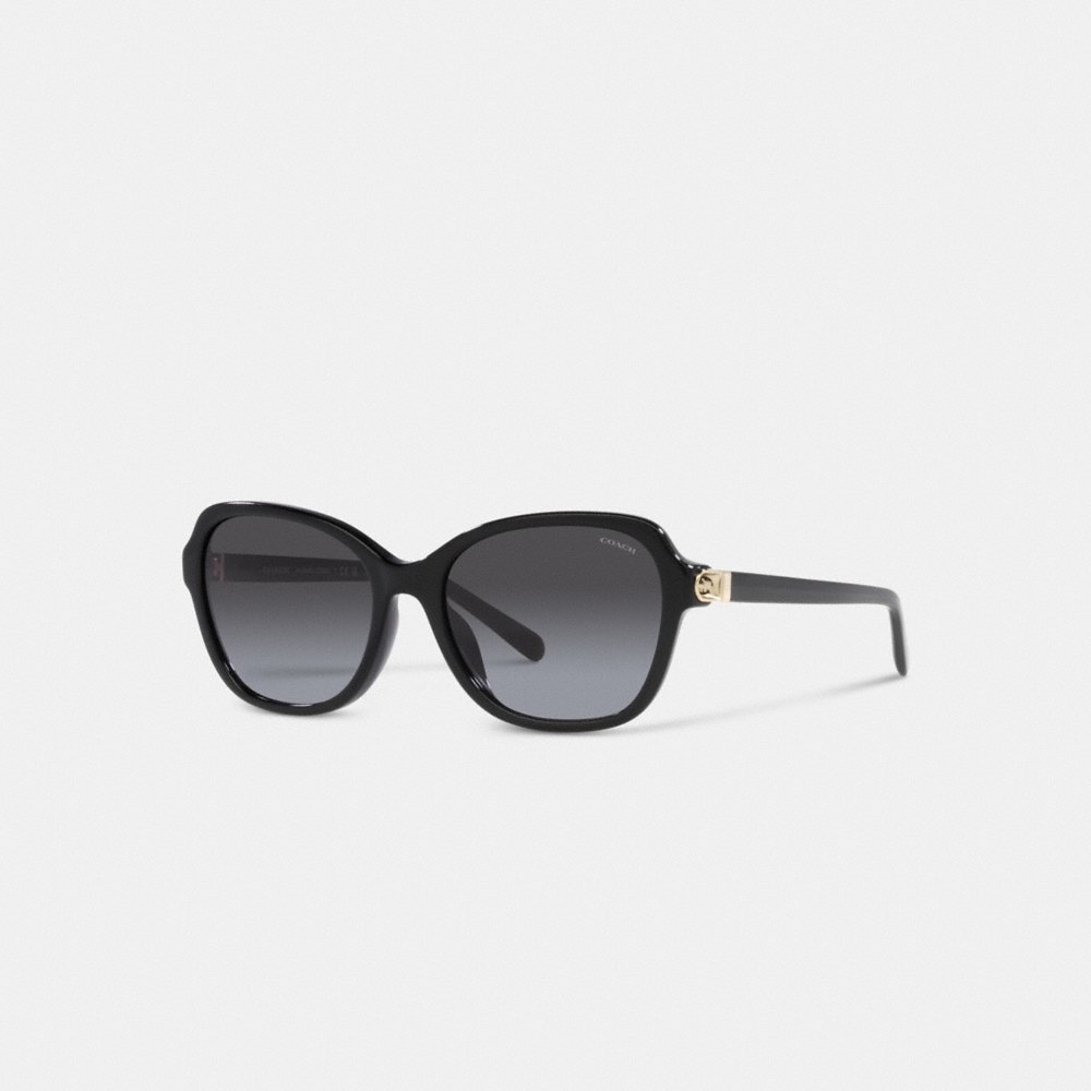 Coach Hinged Horse And Carriage Square Sunglasses - Preorder