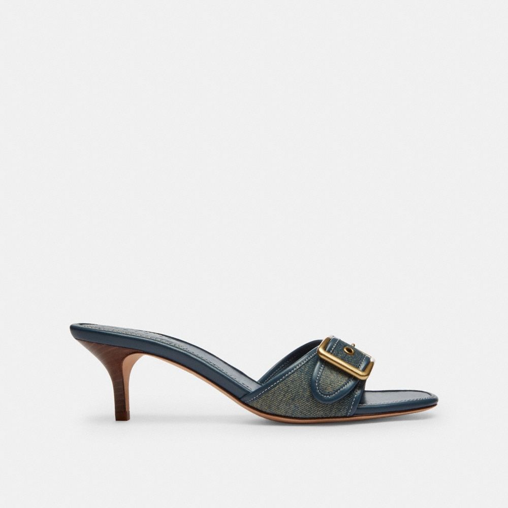 Coach Outlet Margot Sandal In Loved Denim - Preorder