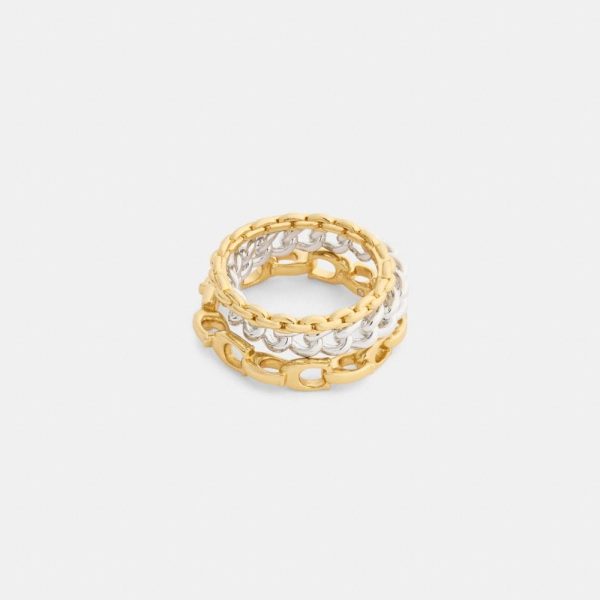 Coach Outlet Linked C Ring Set - Preorder