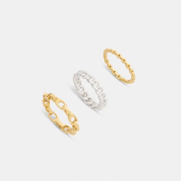 Coach Outlet Linked C Ring Set - Preorder