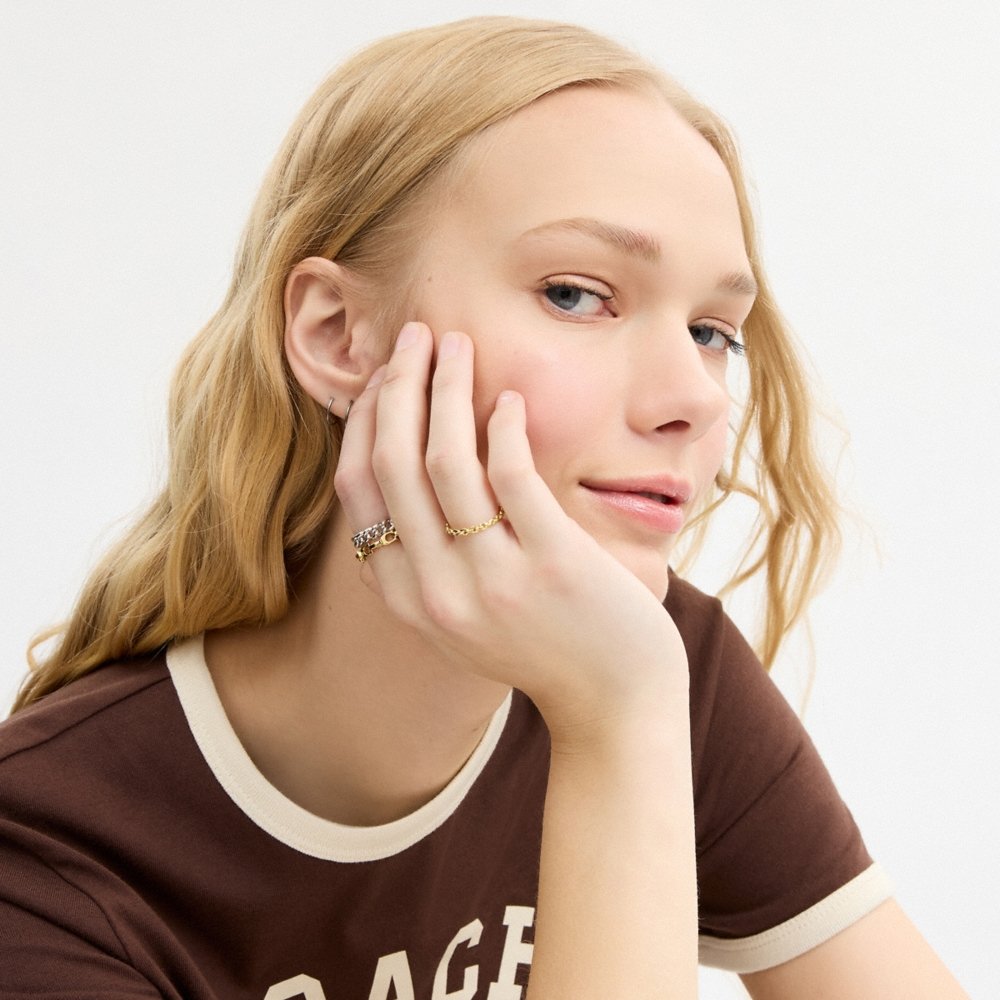 Coach Outlet Linked C Ring Set - Preorder - Image 3