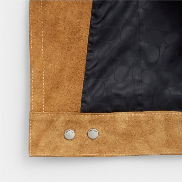 Coach Outlet Asymmetric Suede Jacket - Preorder