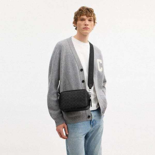 Coach Outlet Radio Camera Bag In Signature Canvas - Preorder