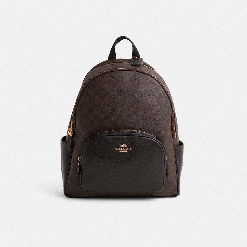 Coach Outlet Restored Large Court Backpack In Signature Canvas - Preorder