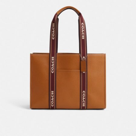 Coach Outlet Restored Large Smith Tote Bag - Preorder — Silver/Penny Multi