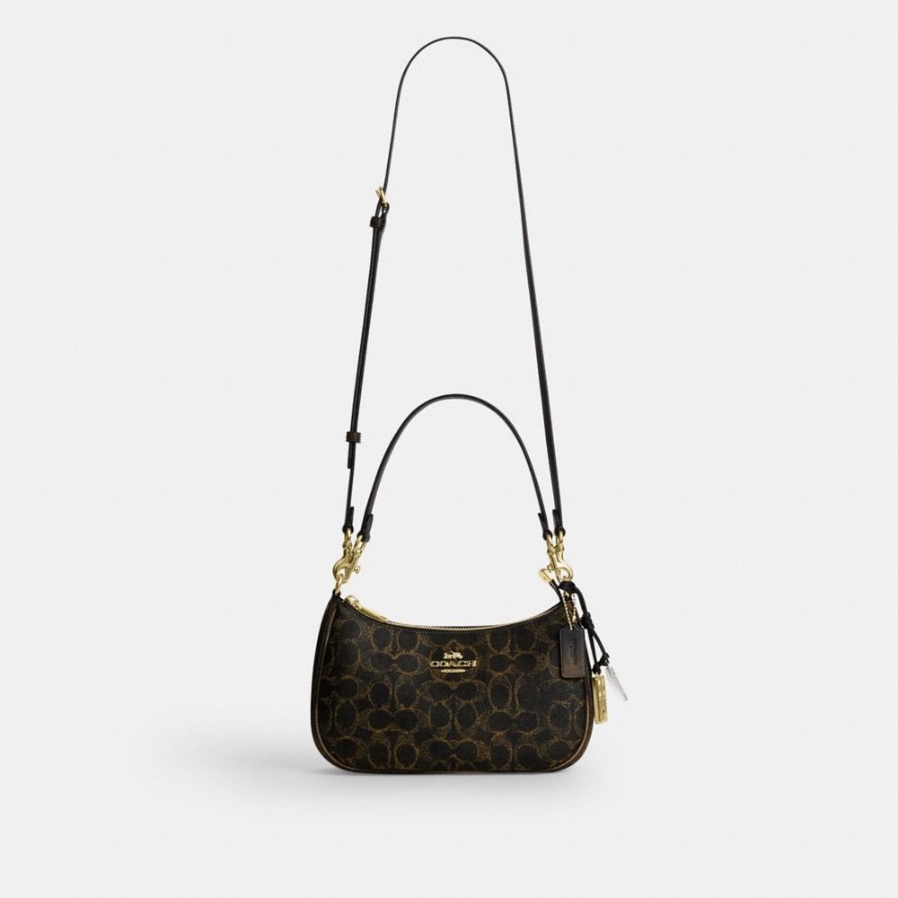 Coach Outlet Teri Shoulder Bag In Loved Signature Canvas With Charms - Preorder