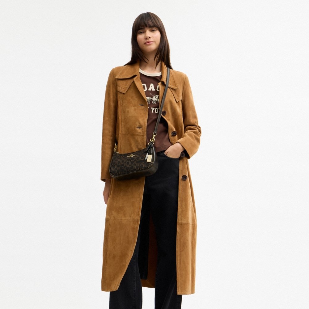 Coach Outlet Teri Shoulder Bag In Loved Signature Canvas With Charms - Preorder