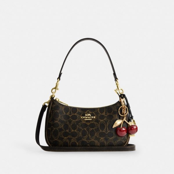 Coach Outlet Teri Shoulder Bag In Loved Signature Canvas With Charms - Preorder