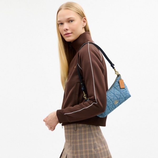 Coach Outlet Caitlin Shoulder Bag With Quilting - Preorder