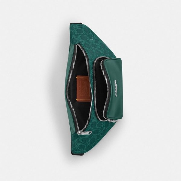 Coach Outlet Racer Small Belt Bag In Signature Canvas - Preorder