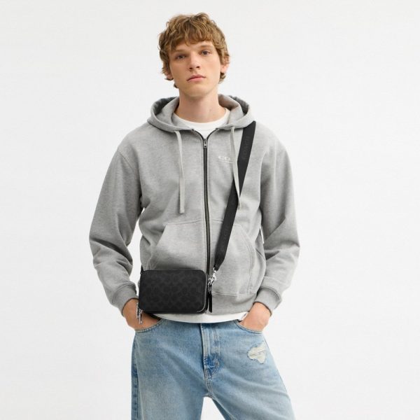 Coach Clinton Crossbody Bag In Signature Canvas - Preorder