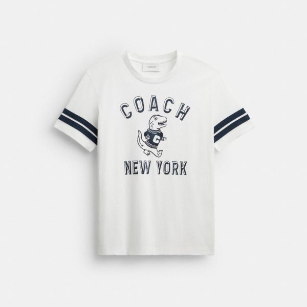 Coach Outlet Rexy Mascot Crewneck T-Shirt In Organic Cotton - Preorder