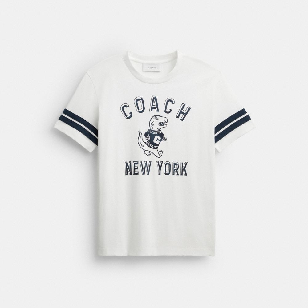 Coach Outlet Rexy Mascot Crewneck T-Shirt In Organic Cotton - Preorder