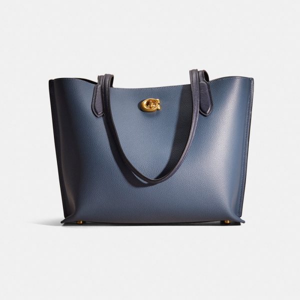 Coach Restored Willow Tote In Colorblock - Preorder