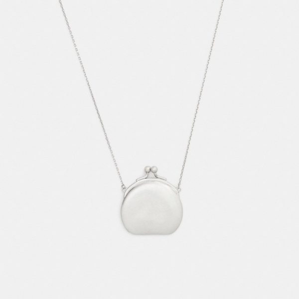 Coach Coin Purse Pendant Long Necklace - Preorder