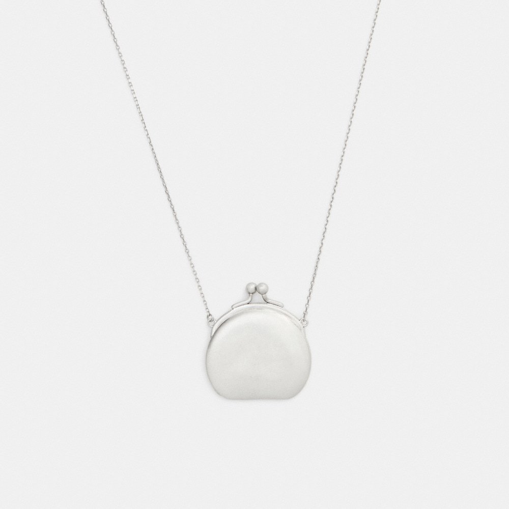 Coach Coin Purse Pendant Long Necklace - Preorder