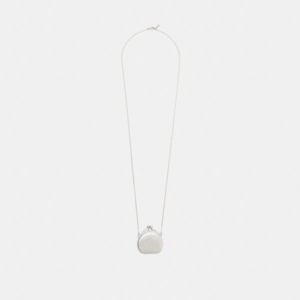 Coach Coin Purse Pendant Long Necklace - Preorder