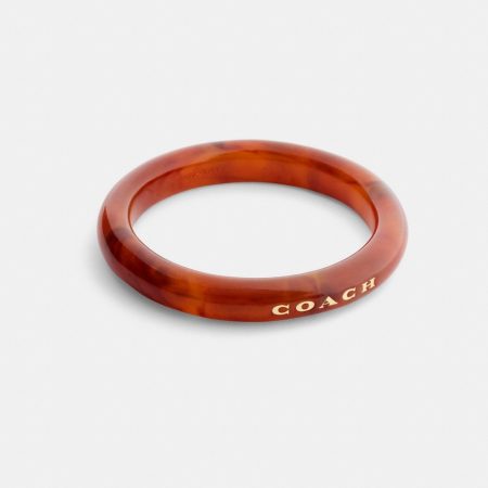 Coach Coach Resin Bangle - Preorder — Brown