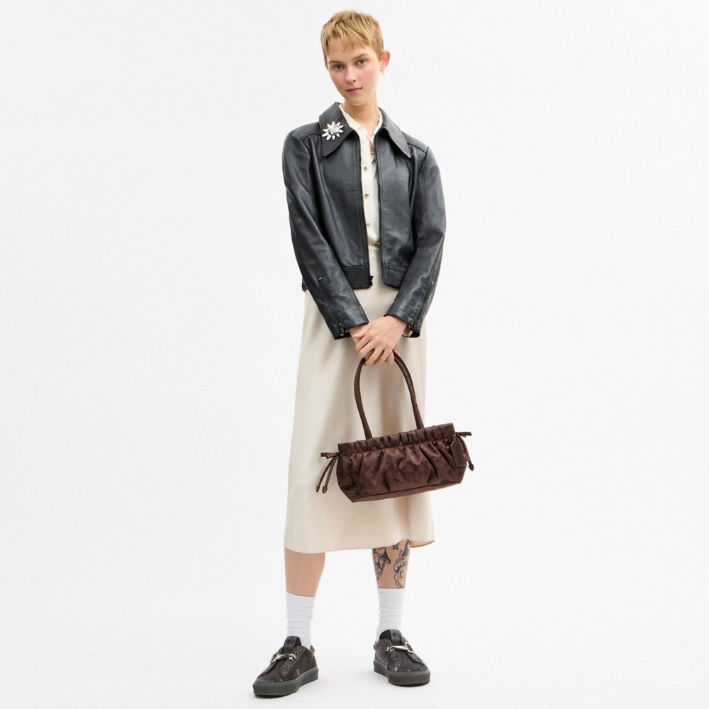 Coach Outlet Coachtopia Loop Ruched Satchel Bag - Preorder - Image 6