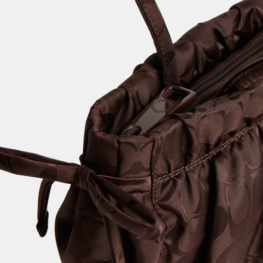 Coach Outlet Coachtopia Loop Ruched Satchel Bag - Preorder - Image 9