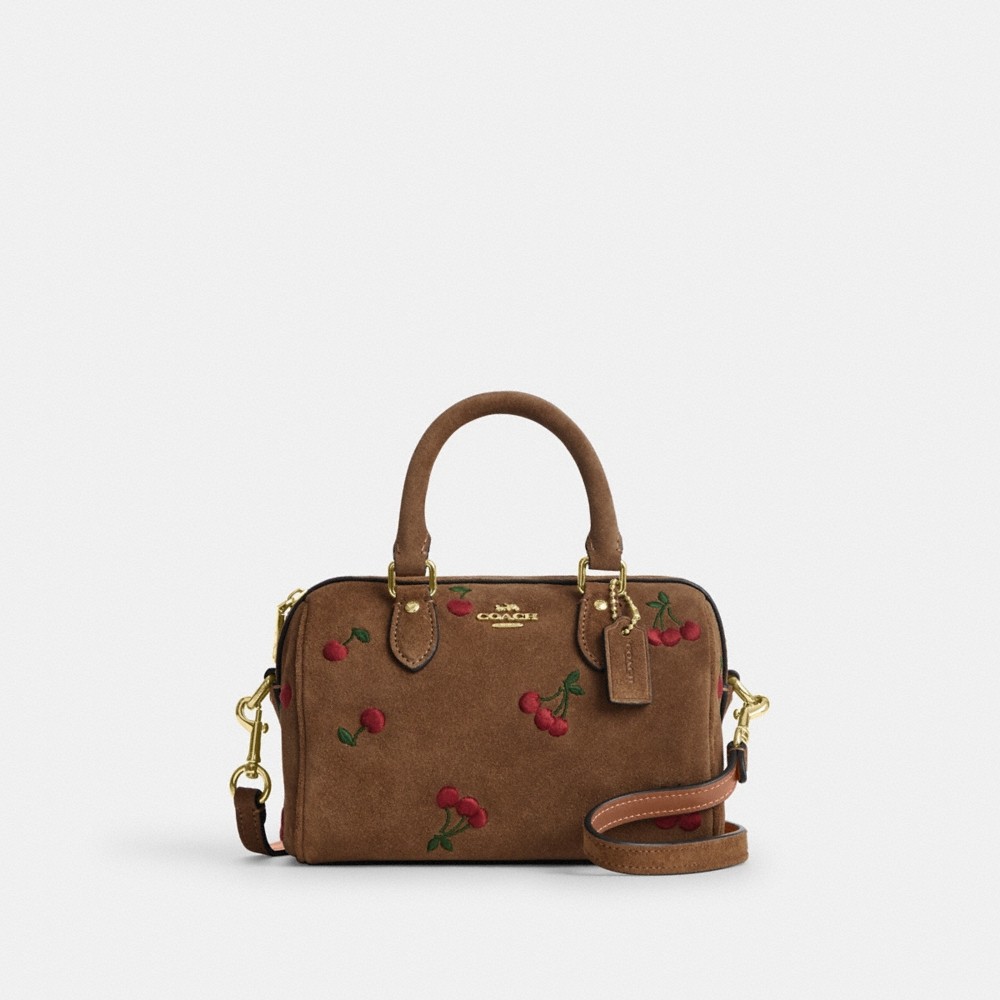 Coach Outlet Mini Rowan Crossbody Bag With Cherry Embroidery - Preorder