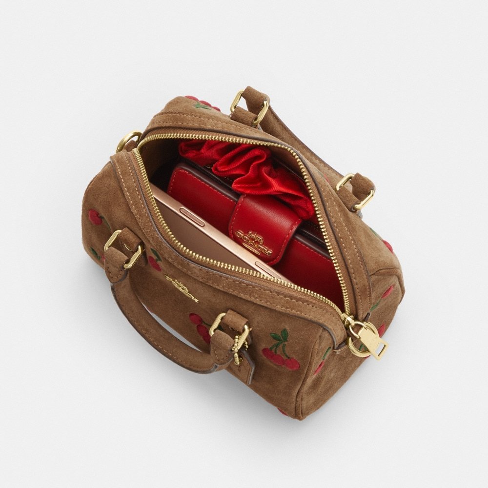 Coach Outlet Mini Rowan Crossbody Bag With Cherry Embroidery - Preorder