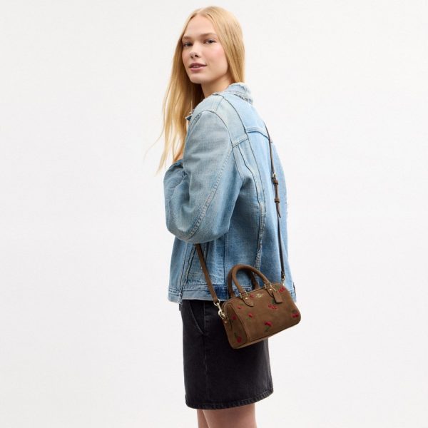Coach Outlet Mini Rowan Crossbody Bag With Cherry Embroidery - Preorder
