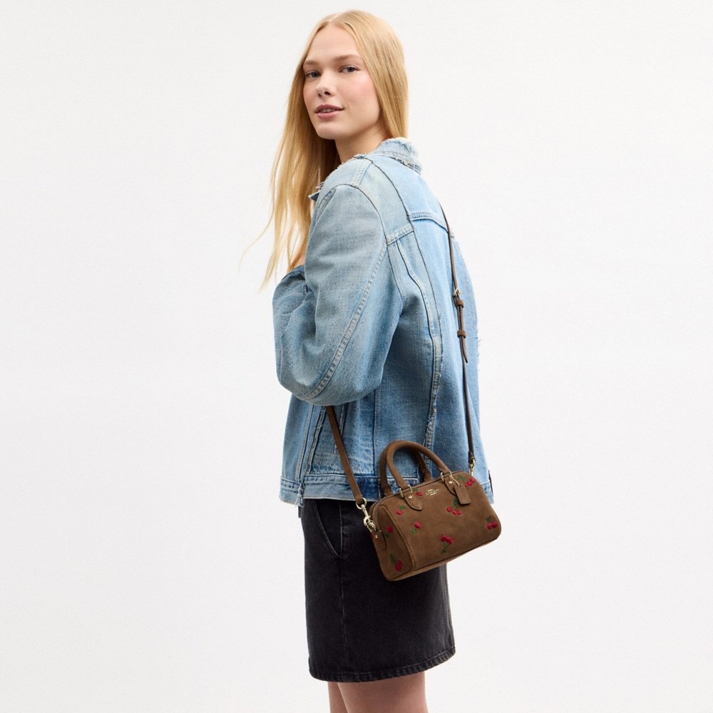 Coach Outlet Mini Rowan Crossbody Bag With Cherry Embroidery - Preorder