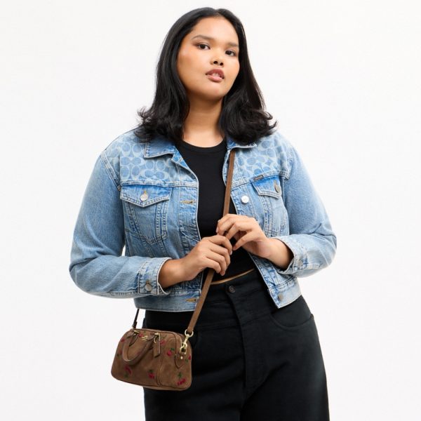 Coach Outlet Mini Rowan Crossbody Bag With Cherry Embroidery - Preorder