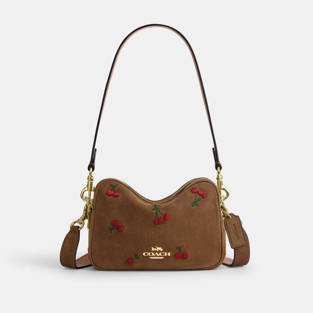 Coach Outlet Mini Carey Crossbody Bag With Cherry Embroidery - Preorder
