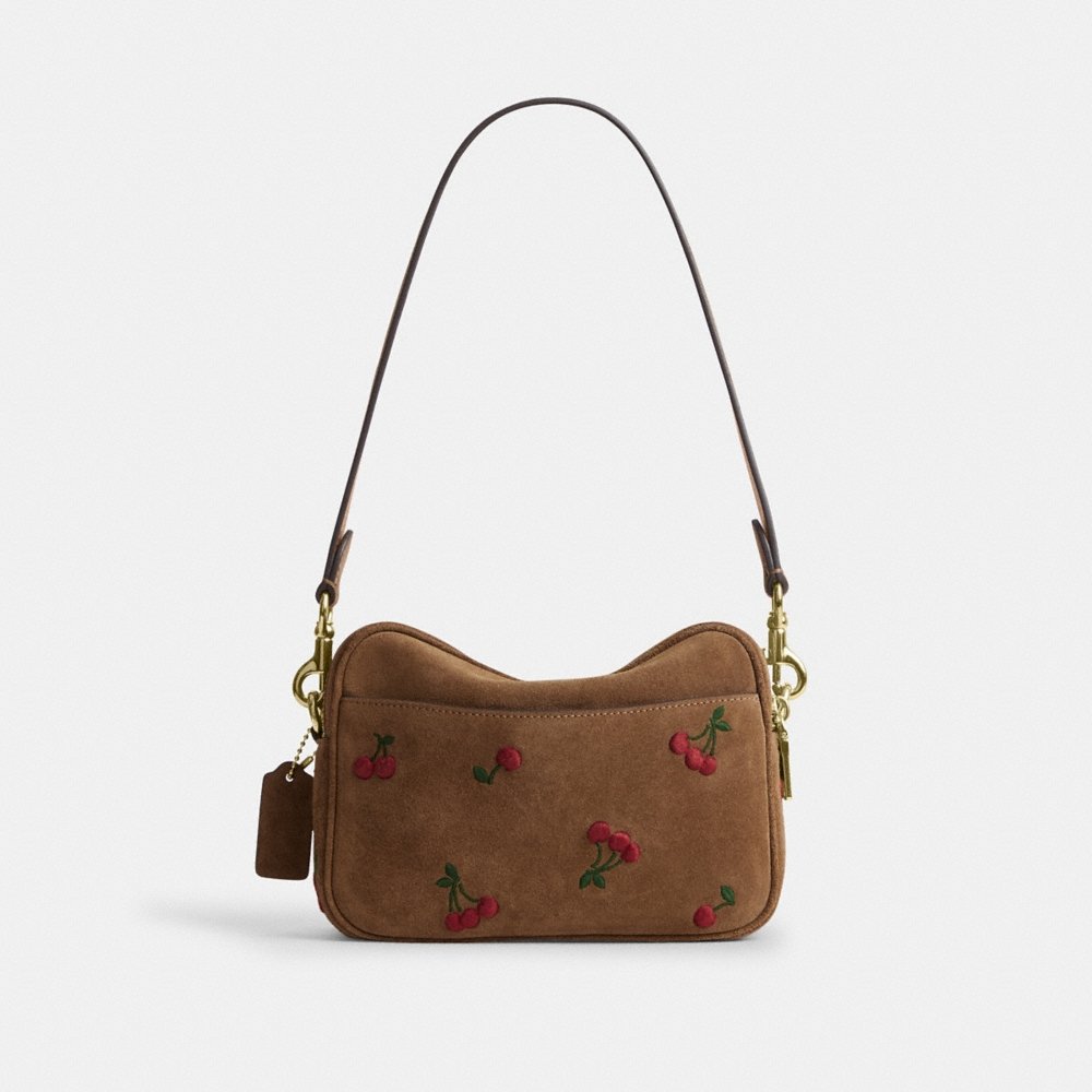 Coach Outlet Mini Carey Crossbody Bag With Cherry Embroidery - Preorder - Image 3