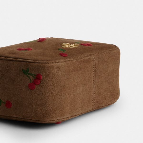 Coach Outlet Mini Carey Crossbody Bag With Cherry Embroidery - Preorder