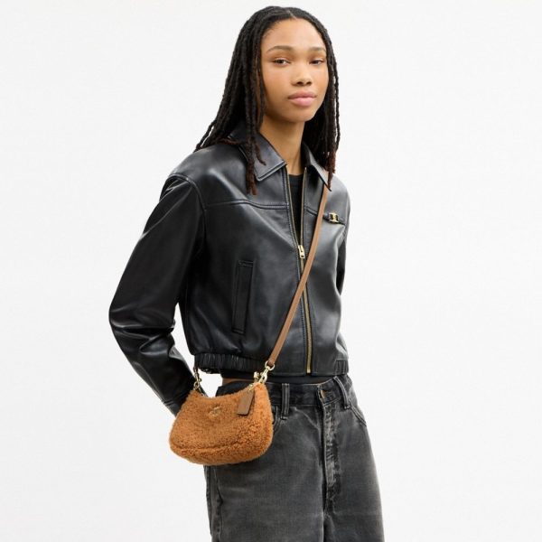 Coach Outlet Teri Mini Crossbody Bag In Shearling - Preorder