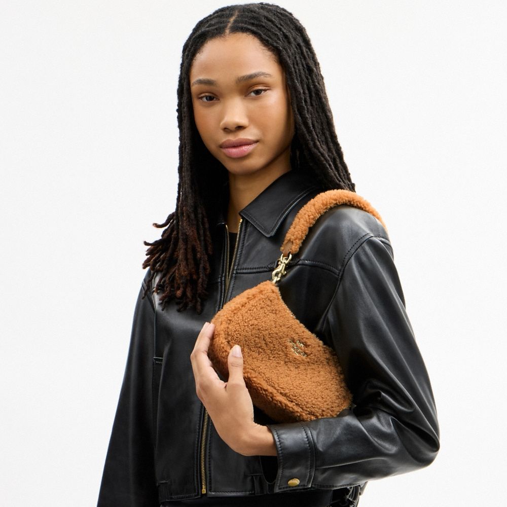 Coach Outlet Teri Mini Crossbody Bag In Shearling - Preorder