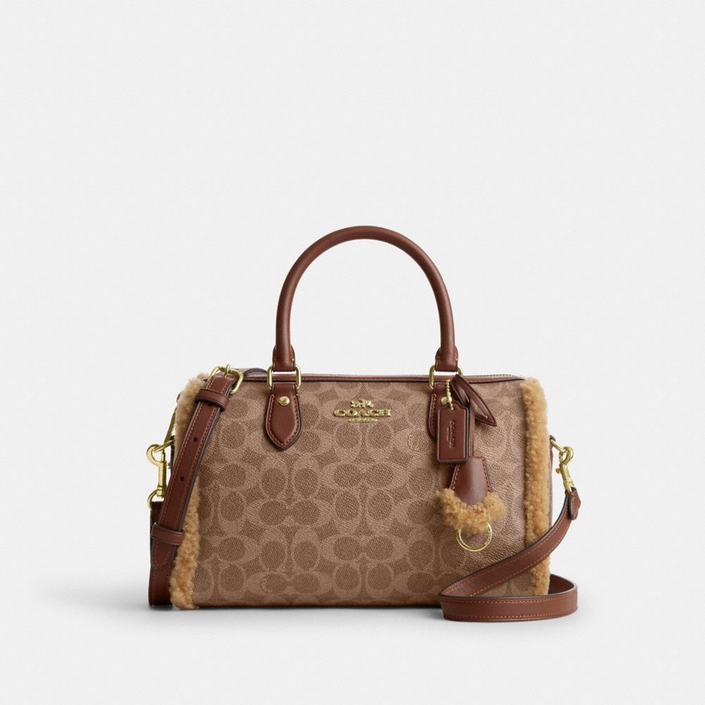 Coach Outlet Rowan Satchel Bag In Signature Canvas - Preorder