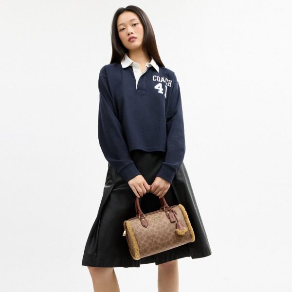 Coach Outlet Rowan Satchel Bag In Signature Canvas - Preorder