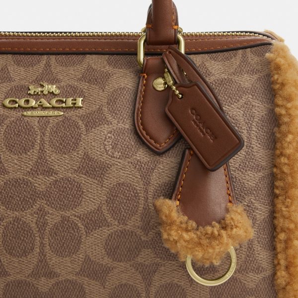 Coach Outlet Rowan Satchel Bag In Signature Canvas - Preorder