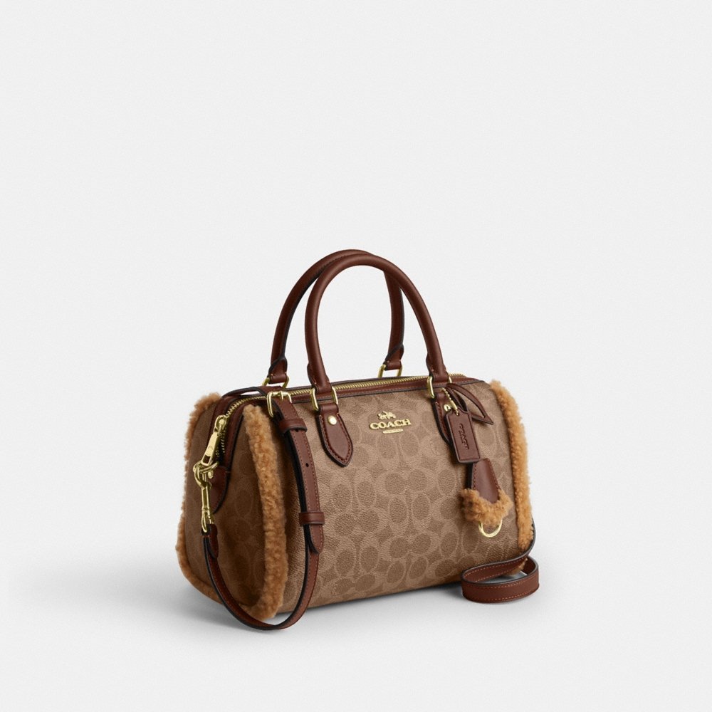 Coach Outlet Rowan Satchel Bag In Signature Canvas - Preorder