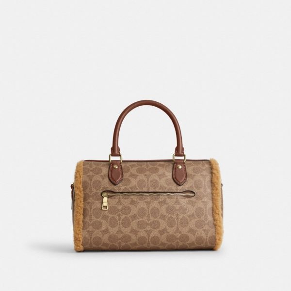 Coach Outlet Rowan Satchel Bag In Signature Canvas - Preorder
